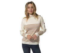 Charger l'image dans la galerie, l andina boutique elonie-pull-femme-col-chemine_hiver mode marine
