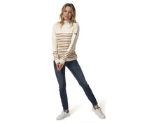 Charger l'image dans la galerie, l andina boutique elonie-pull-femme-col-chemine_hiver mode marine