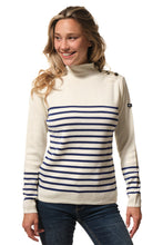 Load image into Gallery viewer, l andina boutique elonie-pull-femme-col-chemine_hiver mode marine
