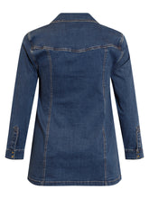 Load image into Gallery viewer, l&#39;andina boutique jacket chemise jean coton grande taille
