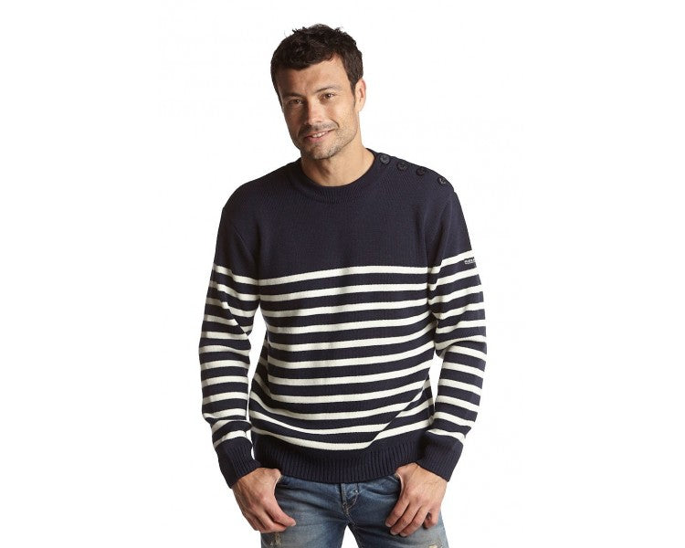 l'andina boutique pull homme marinière laine